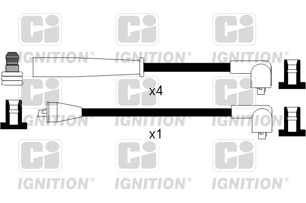QUINTON HAZELL Комплект проводов зажигания XC799